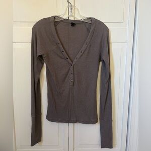 Urban Outfitters Plum Long Sleeve Sweater